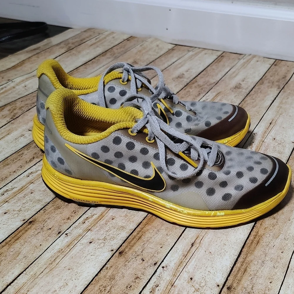 Nike Gray and Yellow Sneakers